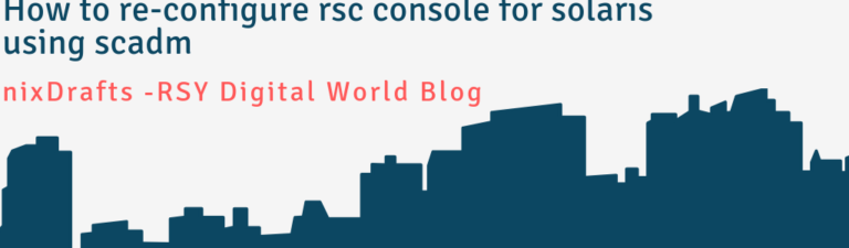 how to re-configure rsc console for solaris using scadm-post