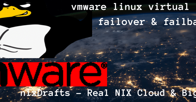 how to failover linux virtual machine in vmware