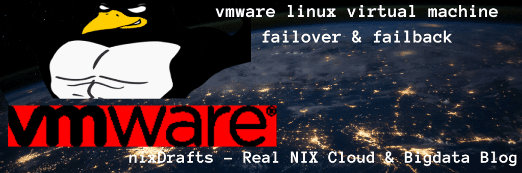 how to failover linux virtual machine in vmware