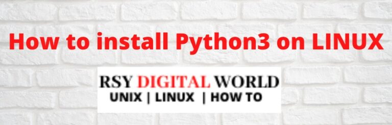 How to Install Python 3 on Linux