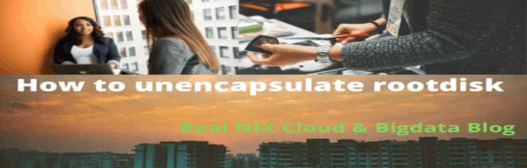 rootdisk encapsulation