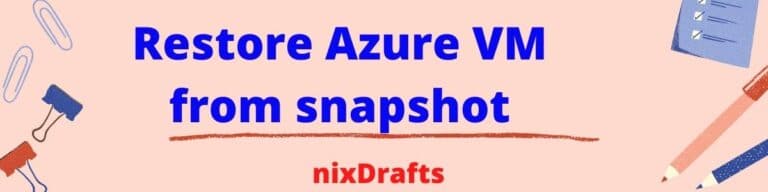 azure virtual machine snapshot