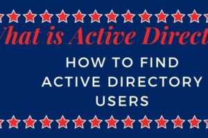 what is active directory and how to find active directory users