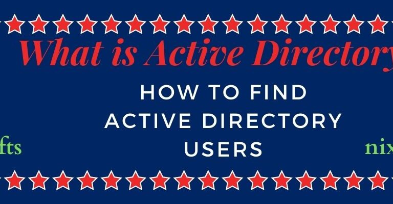 what is active directory and how to find active directory users